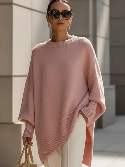 Valentina | Sueter tipo poncho extra grande