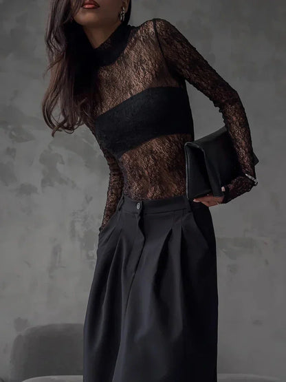 Falda larga Alaia