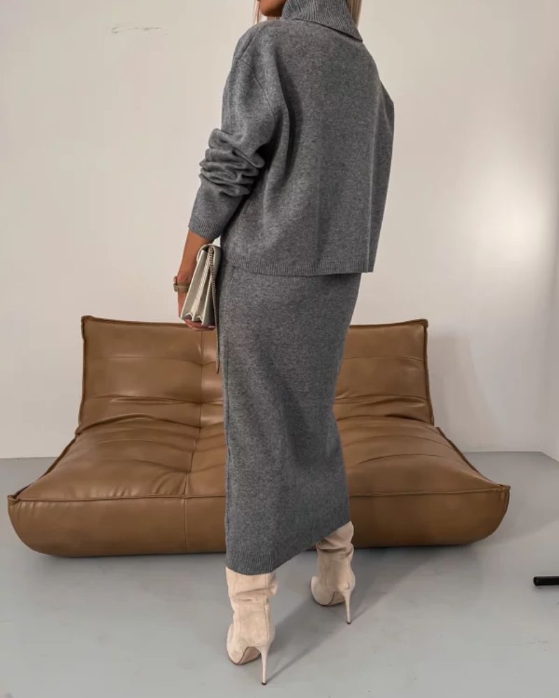 Dilia | Conjunto de prendas de punto elegantes