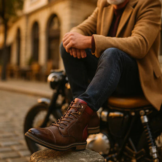 Augustin | Botines de piel para hombre