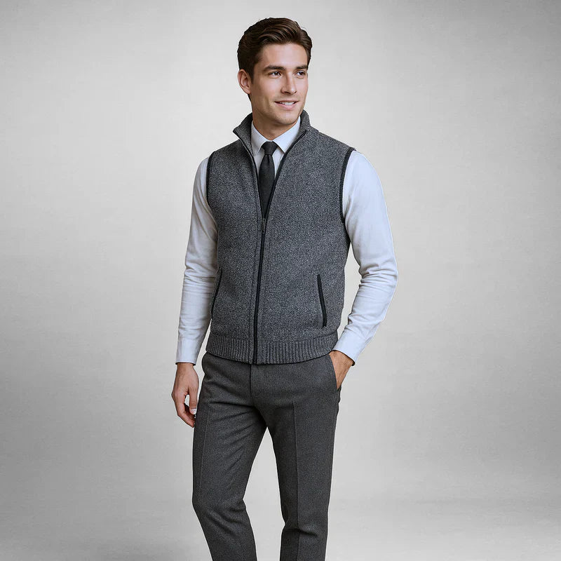 Chaleco con cremallera completa Harrison