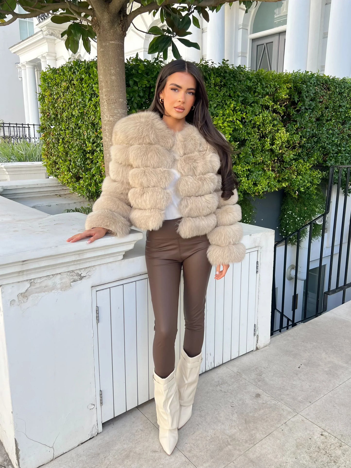 Chaqueta de piel Tiana Elegance