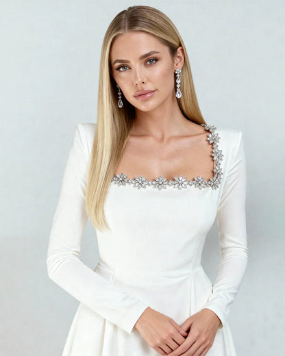 Celeste | Vestido de cristal