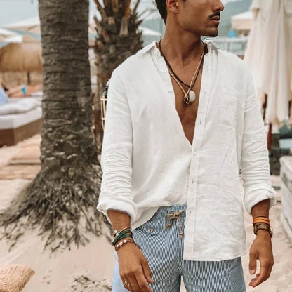 CAMISA MANGA LARGA HOMBRE INFORMAL SILAMODA™