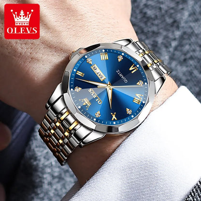 OLEVS® Reloj Cuarzo de Lujo