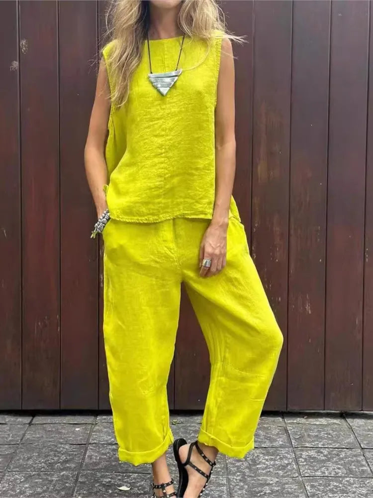 CONJUNTO SANDRA™ TRAJE PRIMAVERA/VERANO MUJER 2024